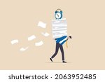 workload and aggressive... | Shutterstock .eps vector #2063952485