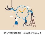 time management or project... | Shutterstock .eps vector #2136791175