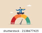market sentiment  fear and... | Shutterstock .eps vector #2138677425