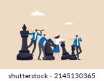 strategy to win competition ... | Shutterstock .eps vector #2145130365