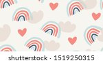 cute childish seamless pattern... | Shutterstock .eps vector #1519250315