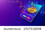 trade the bitcoin stock market... | Shutterstock .eps vector #1927518008