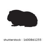 Vector Black Guinea Pig...