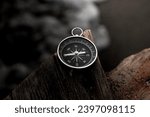 Small photo of Compass, navigational compass, travel compass, lost compass