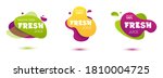 set of colorful fresh juice tag.... | Shutterstock .eps vector #1810004725