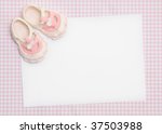 New Baby Girl Pink And Gingham Free Stock Photo - Public Domain Pictures