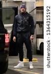 Small photo of Dublin , Ireland - January 12, 2018: International sports star Conor McGregor poses for the camera while out in Dublin City centre.