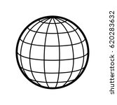 world   globe vector icon logo. ... | Shutterstock .eps vector #620283632