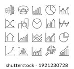 graph icon. chart and graph... | Shutterstock .eps vector #1921230728