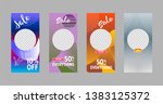 covers templates set with... | Shutterstock .eps vector #1383125372