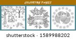 coloring pages. coloring book... | Shutterstock .eps vector #1589988202