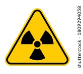 radioactive hazard sign.... | Shutterstock .eps vector #1809294058