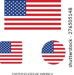 usa flag | Shutterstock .eps vector #276505148