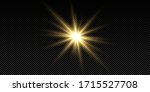shining golden stars isolated... | Shutterstock .eps vector #1715527708