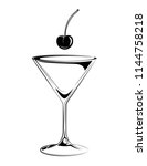 cocktail martini cherry