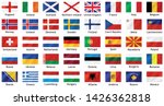 national flags of european... | Shutterstock .eps vector #1426362818
