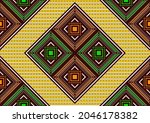 african seamless pattern ... | Shutterstock .eps vector #2046178382