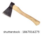 Axe With Wooden Handle  Old And ...
