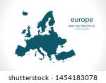 europe map High Detailed on white background. Abstract design vector illustration eps 10