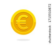 coin icon. vector money symbol. ... | Shutterstock .eps vector #1715510872