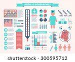 medical  health and healthcare... | Shutterstock .eps vector #300595712