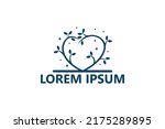 love plant logo template design ... | Shutterstock .eps vector #2175289895