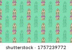 seamless pattern with hand... | Shutterstock .eps vector #1757239772
