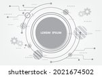 gray vector technology system... | Shutterstock .eps vector #2021674502
