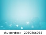 modern vector tehnology medical ... | Shutterstock .eps vector #2080566088