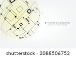 vector technology global cyber... | Shutterstock .eps vector #2088506752