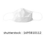 disposable face mask with... | Shutterstock . vector #1695810112