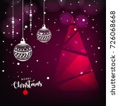 merry christmas  design... | Shutterstock .eps vector #726068668