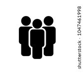 people icon. vector team sign... | Shutterstock .eps vector #1047461998