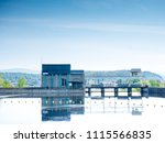 Dam (barrage) in the city of Chicoutimi, Saguenay, Quebec, Canada