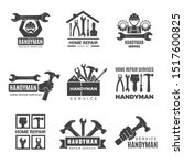 Handyman Logo. Worker With...