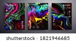 abstract vector banner  texture ... | Shutterstock .eps vector #1821946685