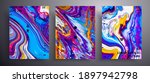 abstract acrylic poster  fluid... | Shutterstock .eps vector #1897942798
