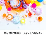 fluid art texture. abstract... | Shutterstock . vector #1924730252