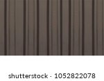 brown zinc wall background | Shutterstock . vector #1052822078