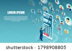 vector of a virtual... | Shutterstock .eps vector #1798908805