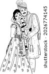  indian wedding symbol indian... | Shutterstock .eps vector #2026774145