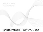 abstract elegant gray wave... | Shutterstock .eps vector #1349973155