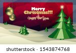 merry christmas and happy new... | Shutterstock . vector #1543874768
