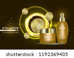 beauty product  gold cosmetic... | Shutterstock .eps vector #1192369405