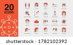set of vector linear icons for... | Shutterstock .eps vector #1782102392