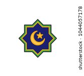islamic culture symbol with... | Shutterstock .eps vector #1044057178