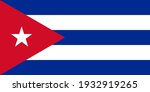 National Flag Of Cuba In The...