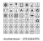 packaging icons  package signs... | Shutterstock .eps vector #1551064292