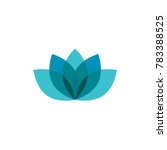 Blue Lotus Logo  Icon Template