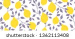 seamless pattern with yellow... | Shutterstock .eps vector #1362113408